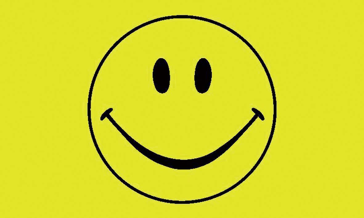 Happy Face Flag 5ft By 3Ft