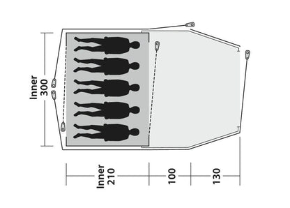  Outwell Cloud 5 Plus Tent 2025