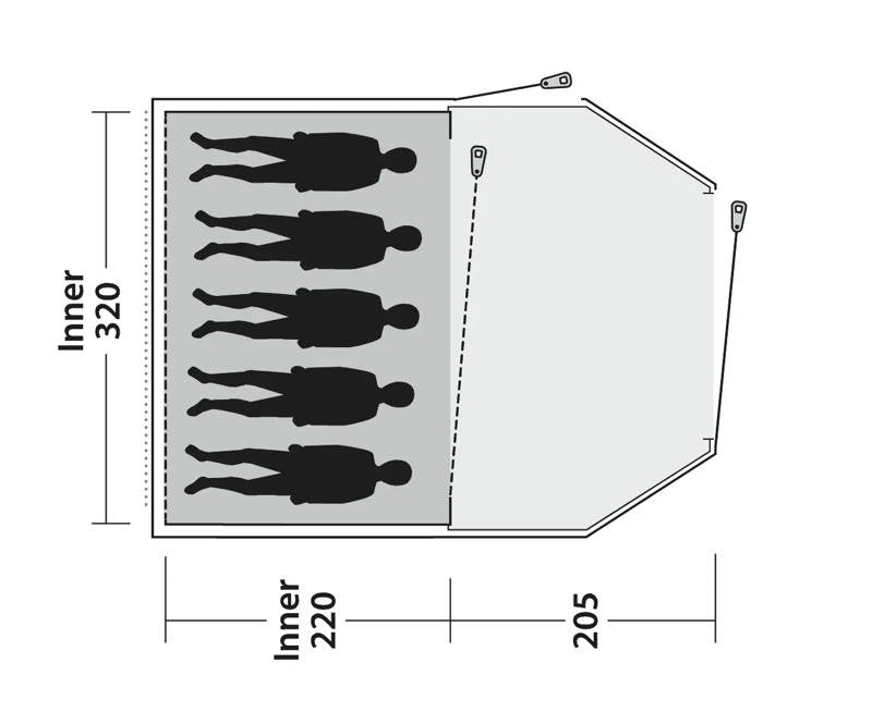  Outwell Earth 5 Plus Tent 2025