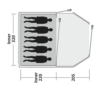  Outwell Earth 5 Plus Tent 2025