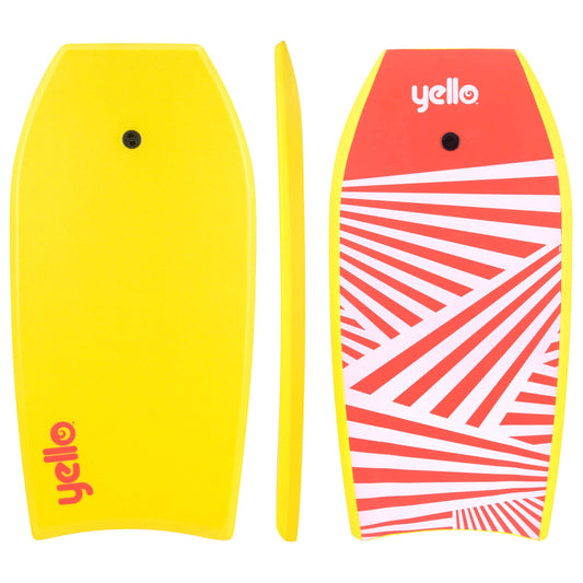  Yello 33" Slick Zig Zag Bodyboard (Yellow)