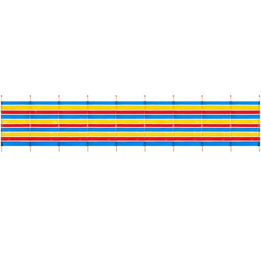  Shop 10 Pole Traditional Beach Windbreak - 5ft