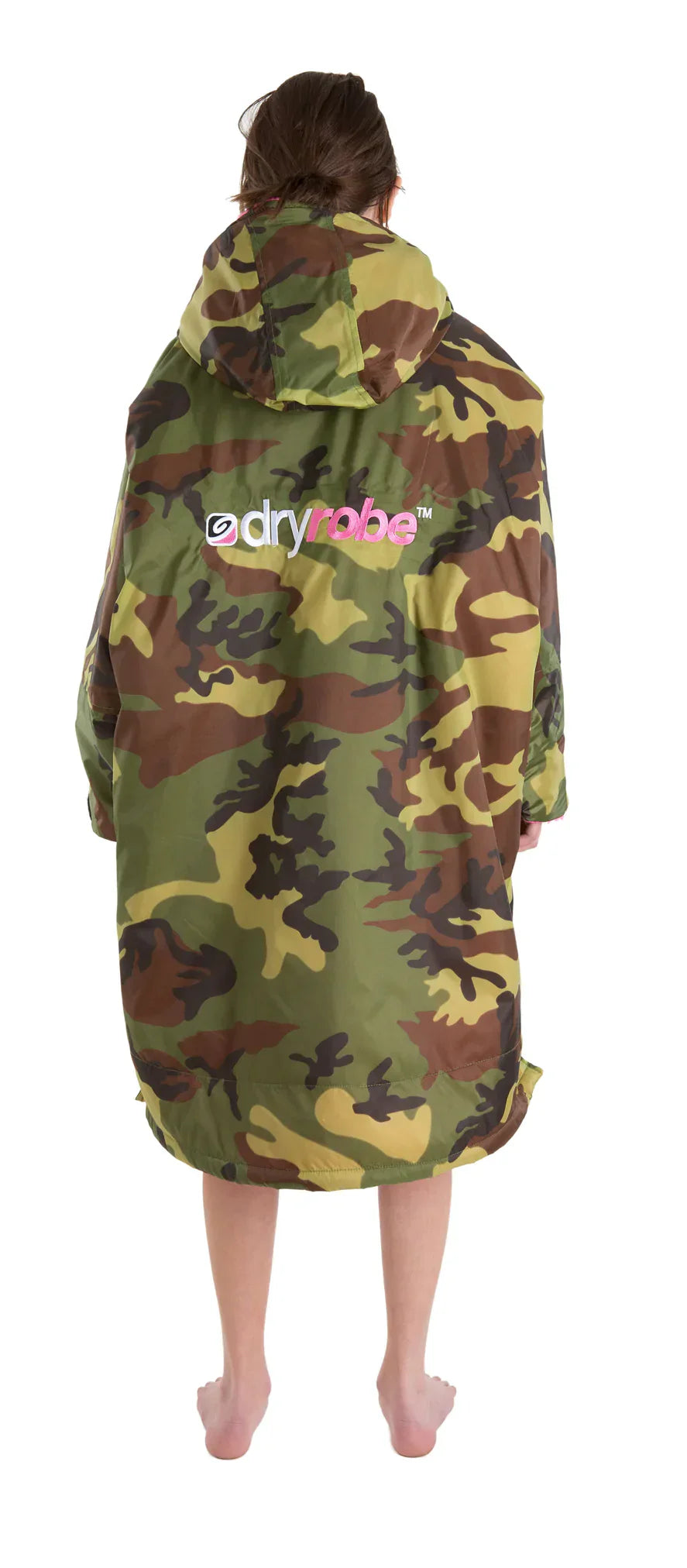  Dryrobe Advance Kids Long Sleeve Camouflage Pink - RECYCLED
