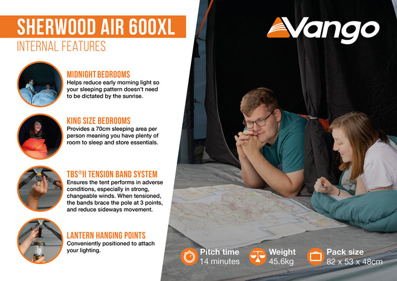  Vango Savannah Air 600XL Tent Package 2025