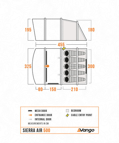  Vango Sierra Air 500 Tent 2025