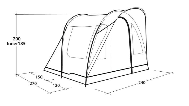  Outwell Sky 2 Tent 2025