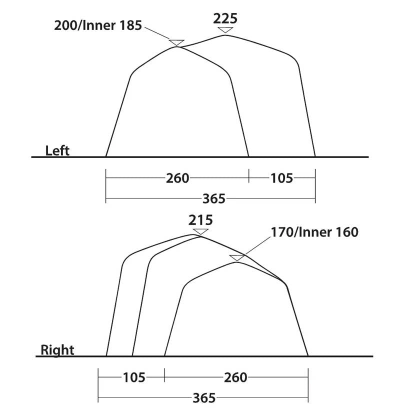  Outwell Hartford 6 Air Tent 2025