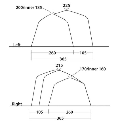  Outwell Hartford 6 Air Tent 2025