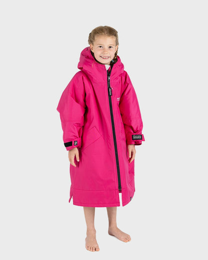  Dryrobe Advance Kids Long Sleeve Pink / Grey