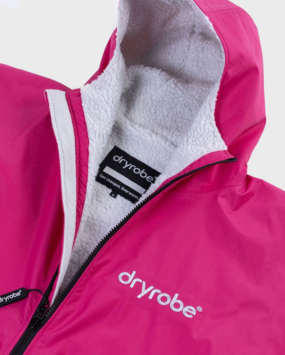  Dryrobe Advance Kids Long Sleeve Pink / Grey